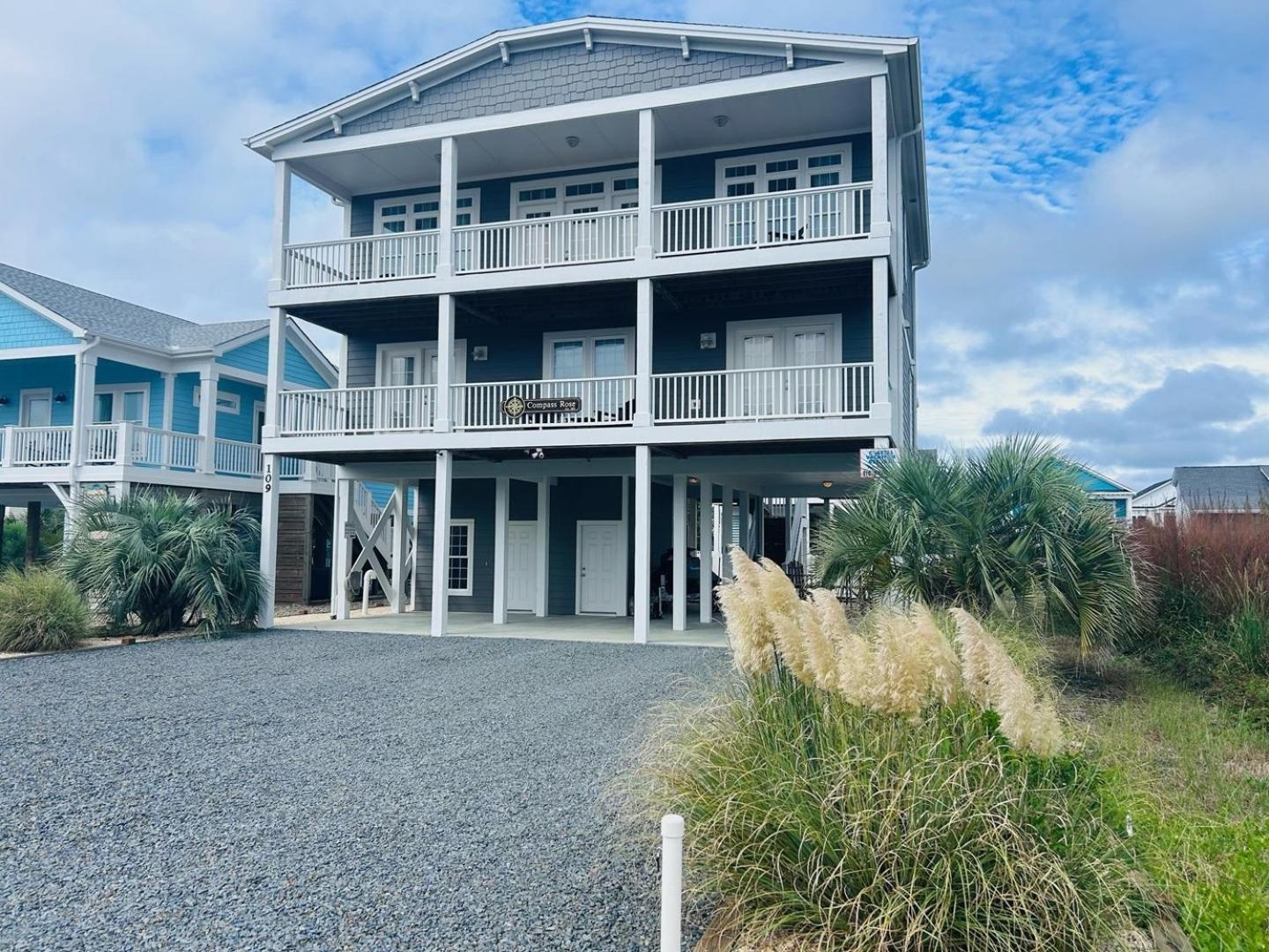 Compass Rose Villa Holden Beach Eksteriør billede